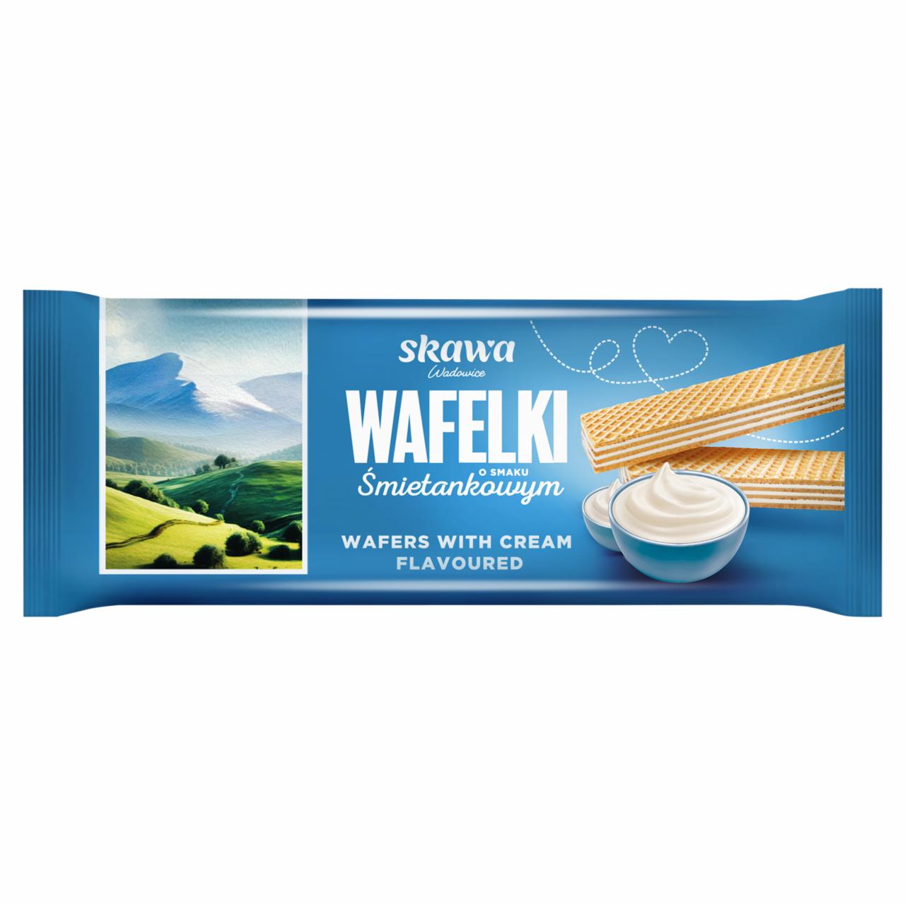 Zdjęcia - Wadowice Skawa Wafelki o smaku śmietankowym 80 g