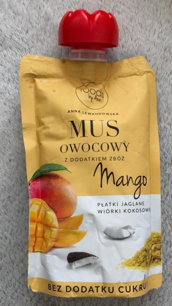 Zdjęcia - Mus owocowy z dodatkiem zbóż mango foods by Ann