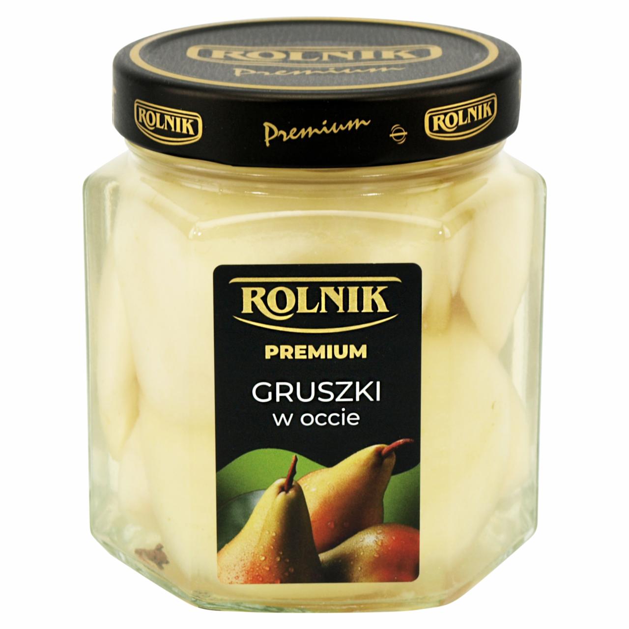 Zdjęcia - Rolnik Premium Gruszki w occie 250 g