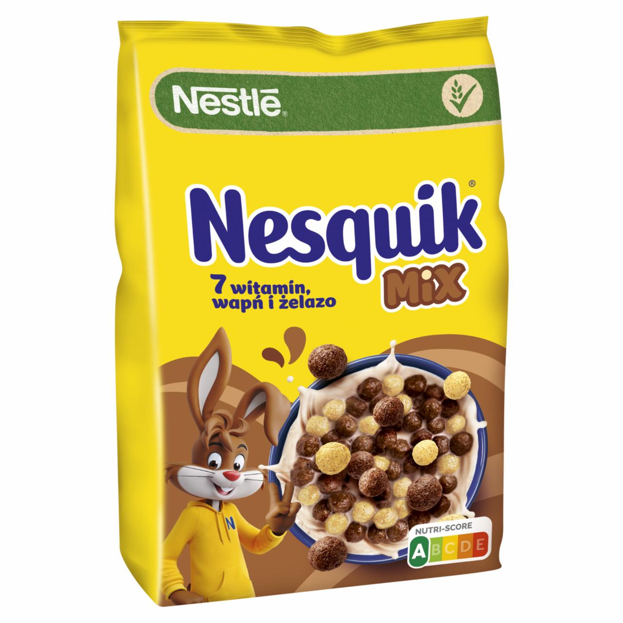 Zdjęcia - Nestlé Nesquik Mix Zbożowe kuleczki czekoladowo-waniliowy smak 225 g