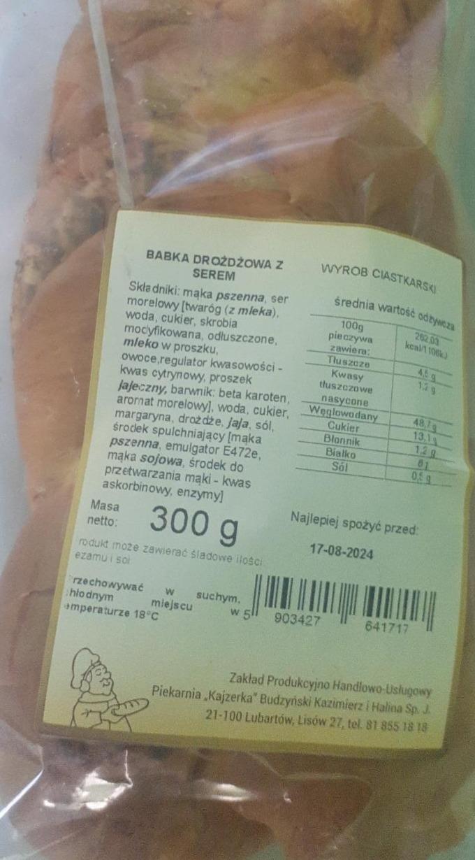 Zdjęcia - Babka drożdżowa z serem Piekarnia Kajzerka