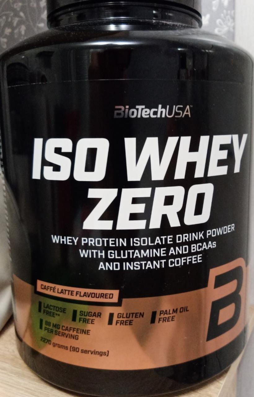 Zdjęcia - ISO whey zero caffé latte BioTechUSA