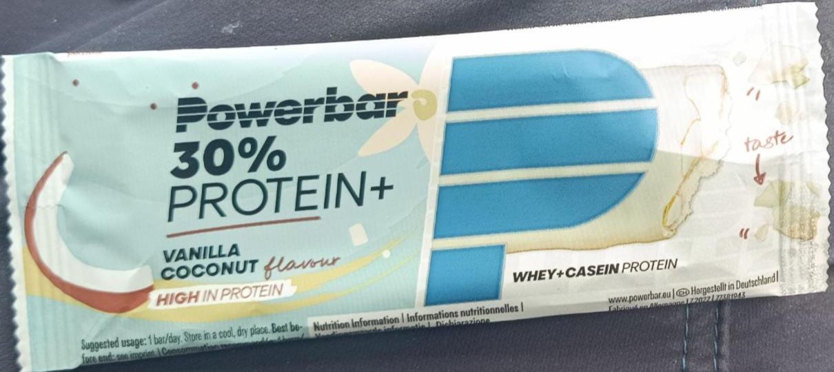 Zdjęcia - 30% protein vanilla cocnut Powerbar