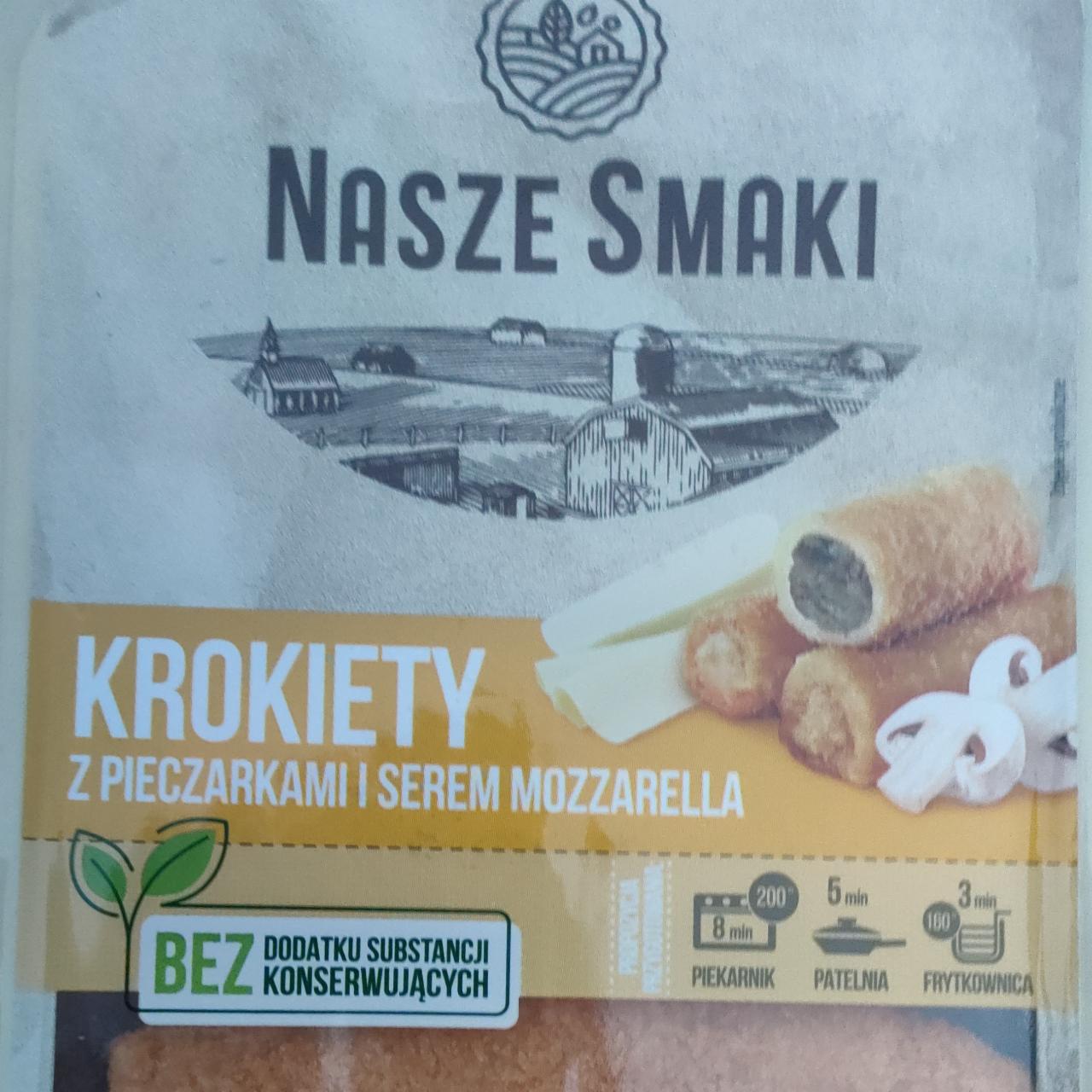 Zdjęcia - Krokiety z pieczarkami i serem mozzarella Nasze Smaki