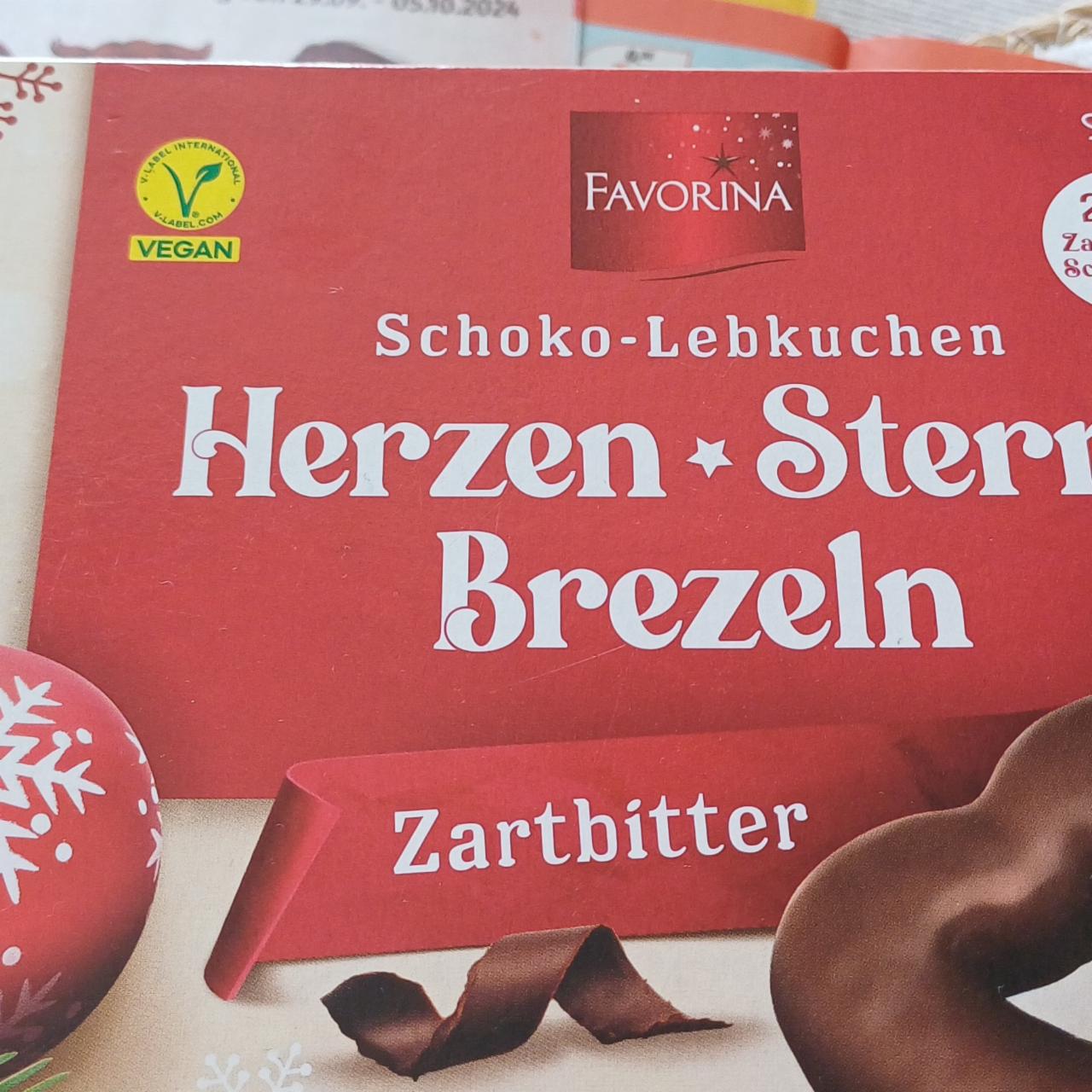 Zdjęcia - Schoko lebkuchen herzen sterne brezeln Favorina