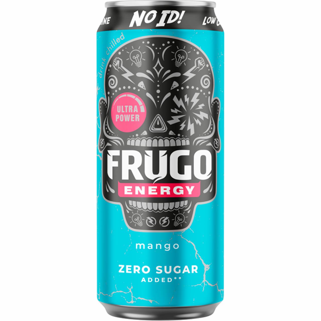 Zdjęcia - Frugo Energy Mango Gazowany napój energetyzujący 500 ml