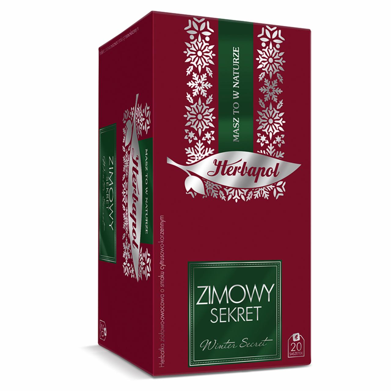 Zdjęcia - Herbapol Zimowy sekret Herbata ziołowo-owocowa cytrusowo-korzenna 30 g (20 x 1,5 g)