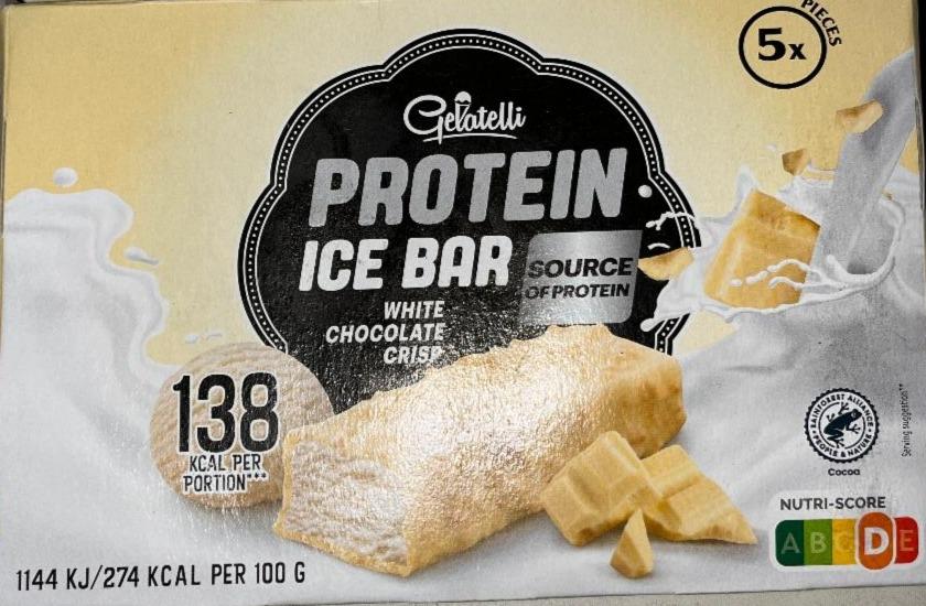 Zdjęcia - Protein ice bar White chocolate crisp Gelatelli