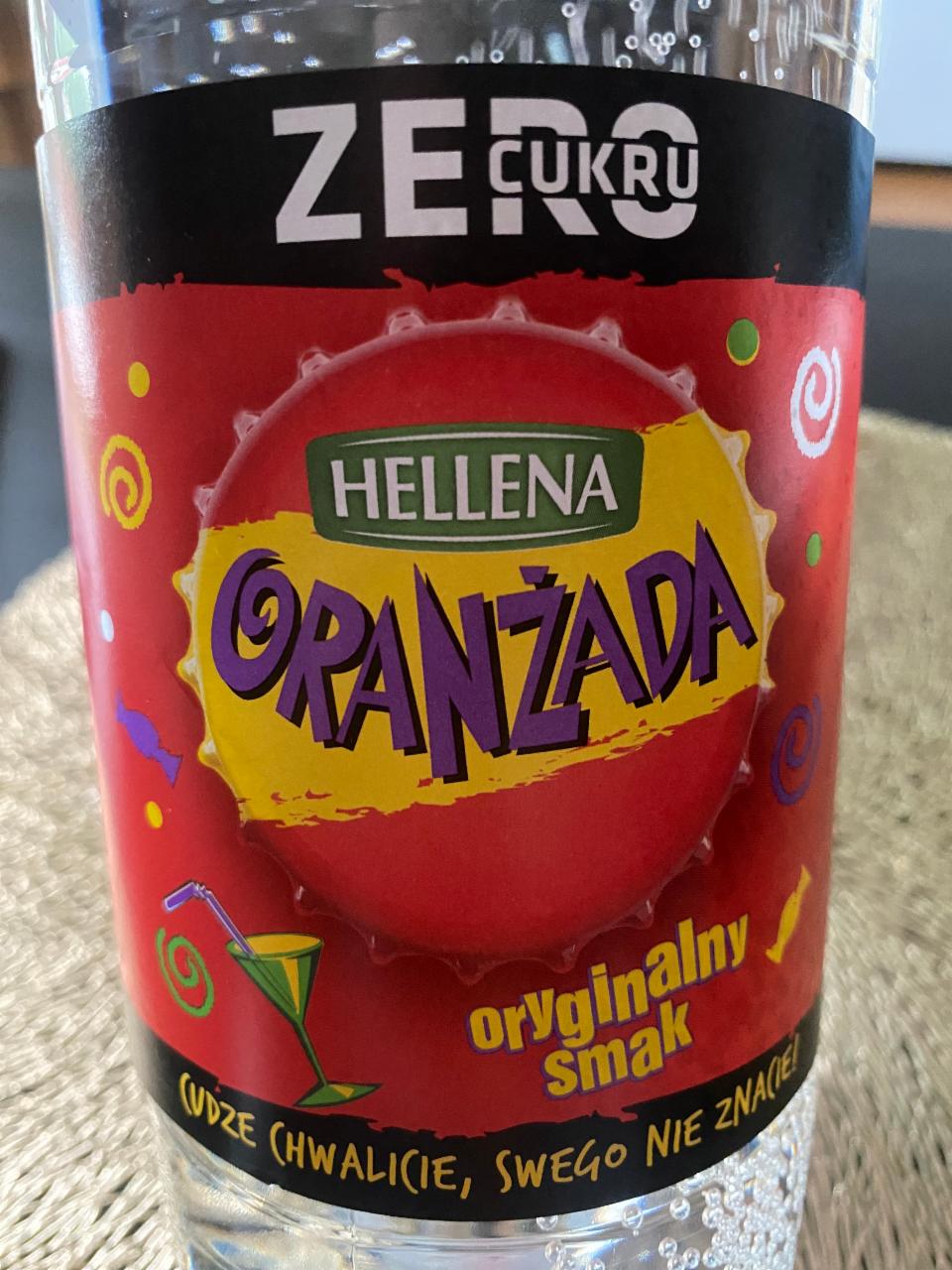 Zdjęcia - Hellena Zero Cukru Oranżada biała 1,25 l