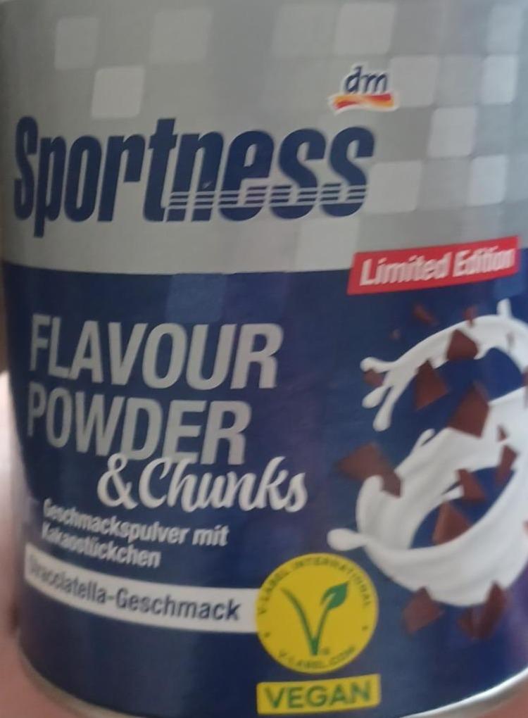 Zdjęcia - Sportness flavour powder & chunks stracciatella dm