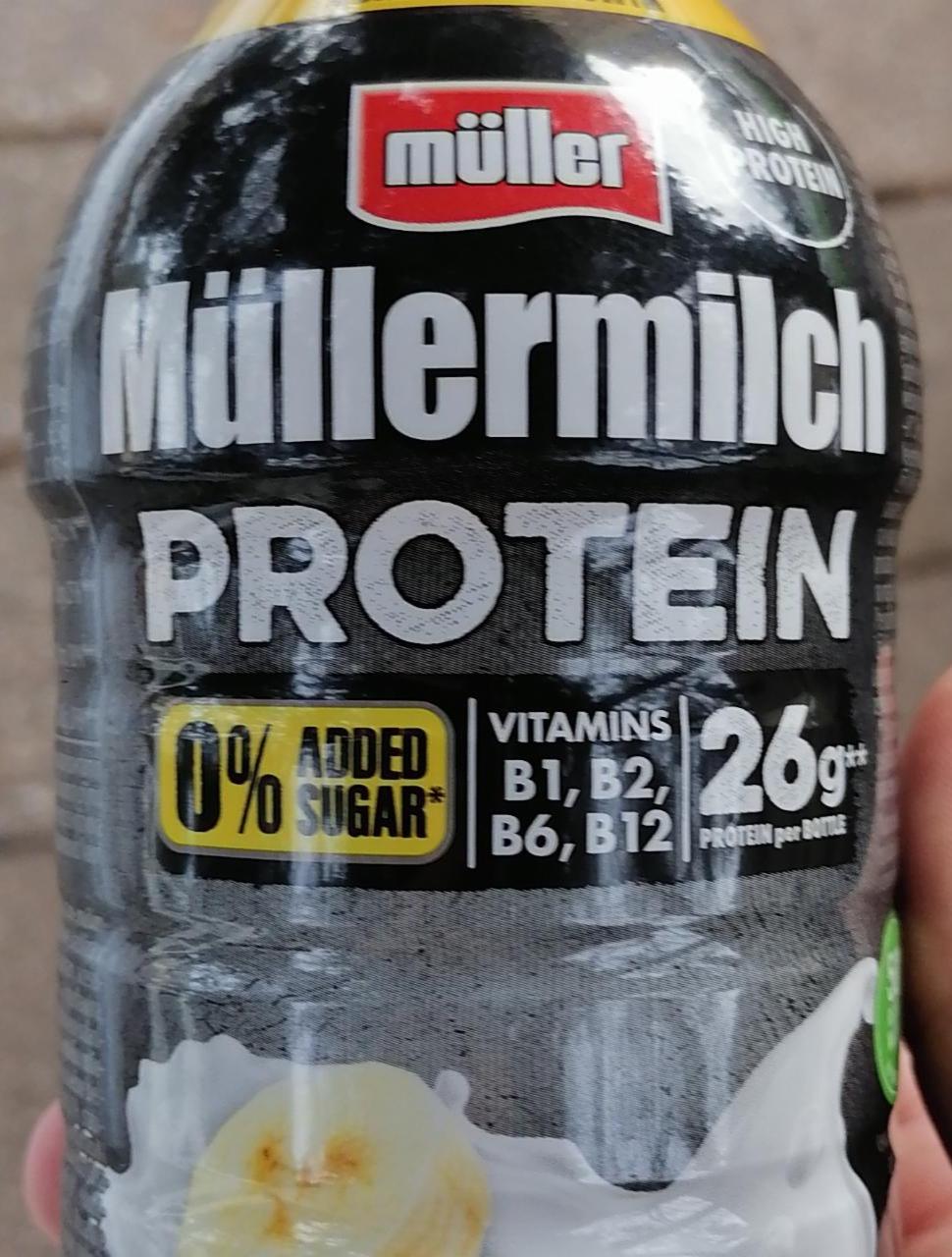 Zdjęcia - Müllermilch high protein bananen Müller