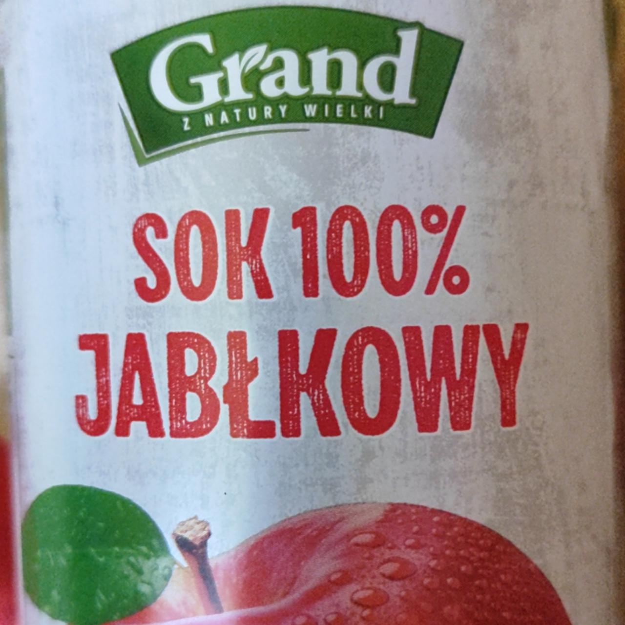 Zdjęcia - Sok 100% jabłkowy Grand