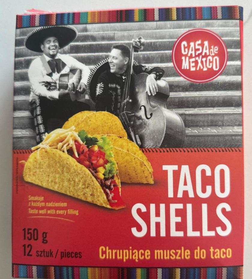 Zdjęcia - Casa del Sur Chrupiące muszle do taco 150 g (12 sztuk)