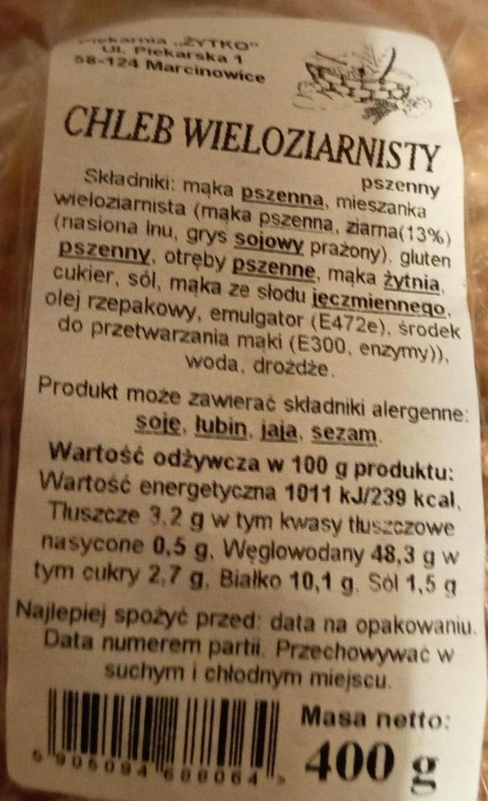 Zdjęcia - chleb wieloziarnisty Piekarnia Żytko