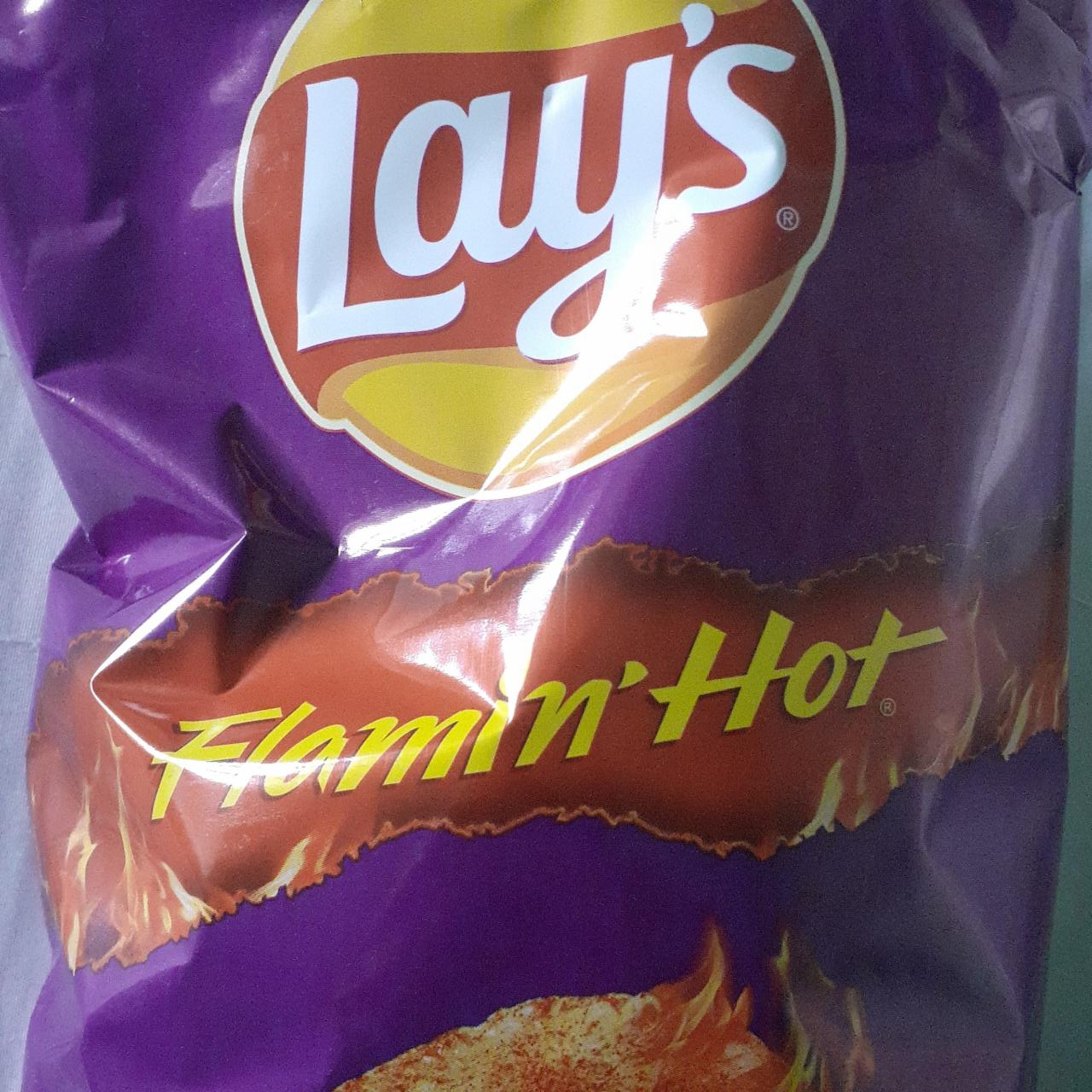 Zdjęcia - Lay's Flamin' Hot Chipsy ziemniaczane o smaku bardzo pikantnym 70 g