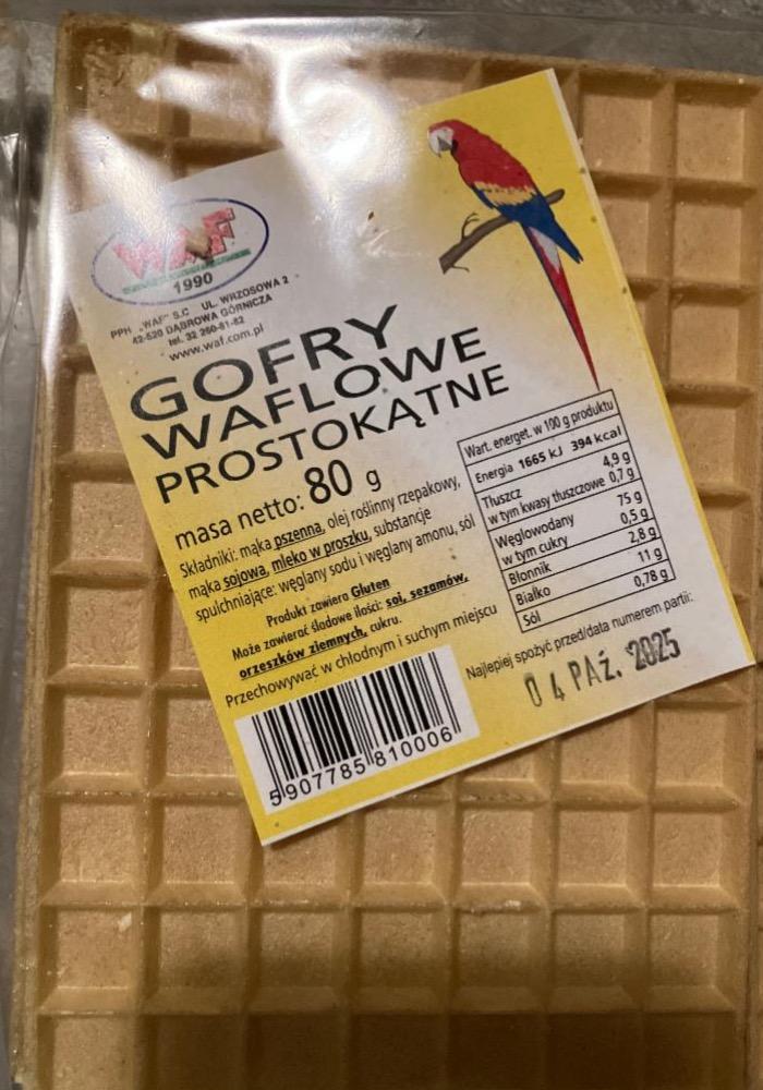 Zdjęcia - Gofry waflowe prostokątne WAF