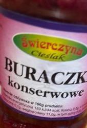 Zdjęcia - Buraczki konserwowe Świerczyna Cieślak