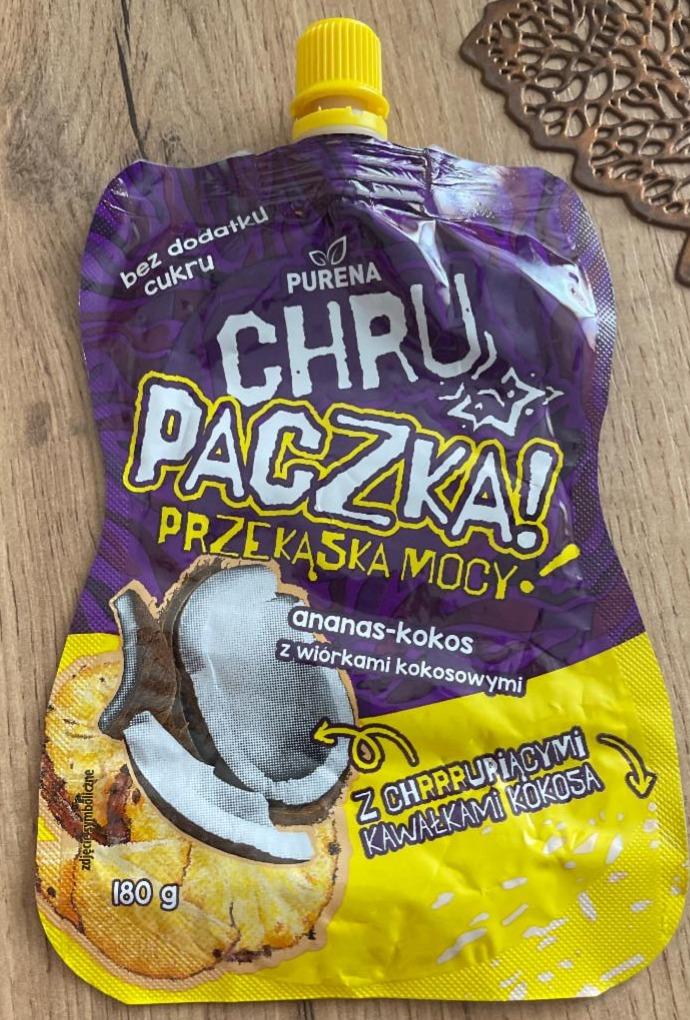 Zdjęcia - Chru Paczka! ananas-kokos z wiórkami kokosowymi Purena