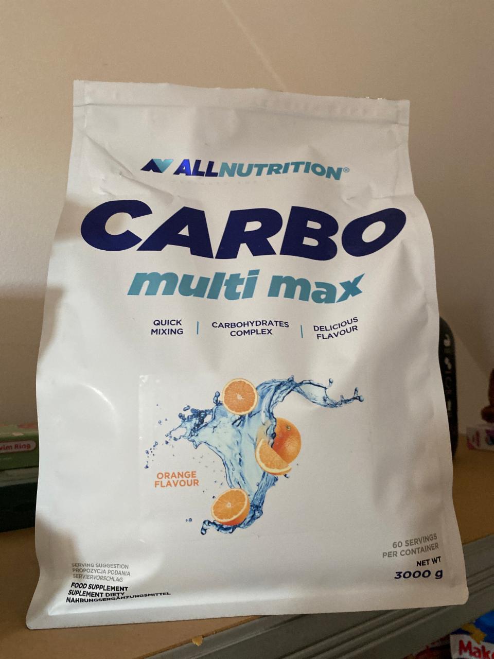 Zdjęcia - Carbo multi max orange flavour Allnutrition