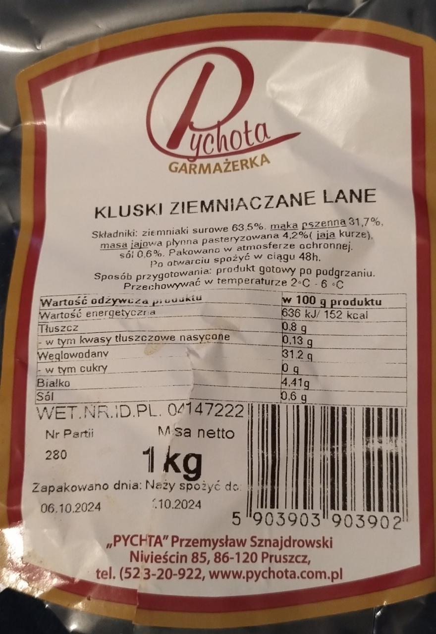 Zdjęcia - Kluski ziemniaczane lane Pychota garmażerka