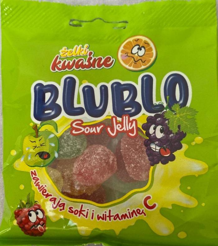 Zdjęcia - Żelki kwaśne sour jelly Blublo