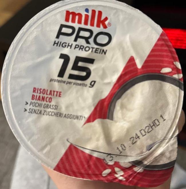 Zdjęcia - Pro high protein 15g risolatte bianco Milk