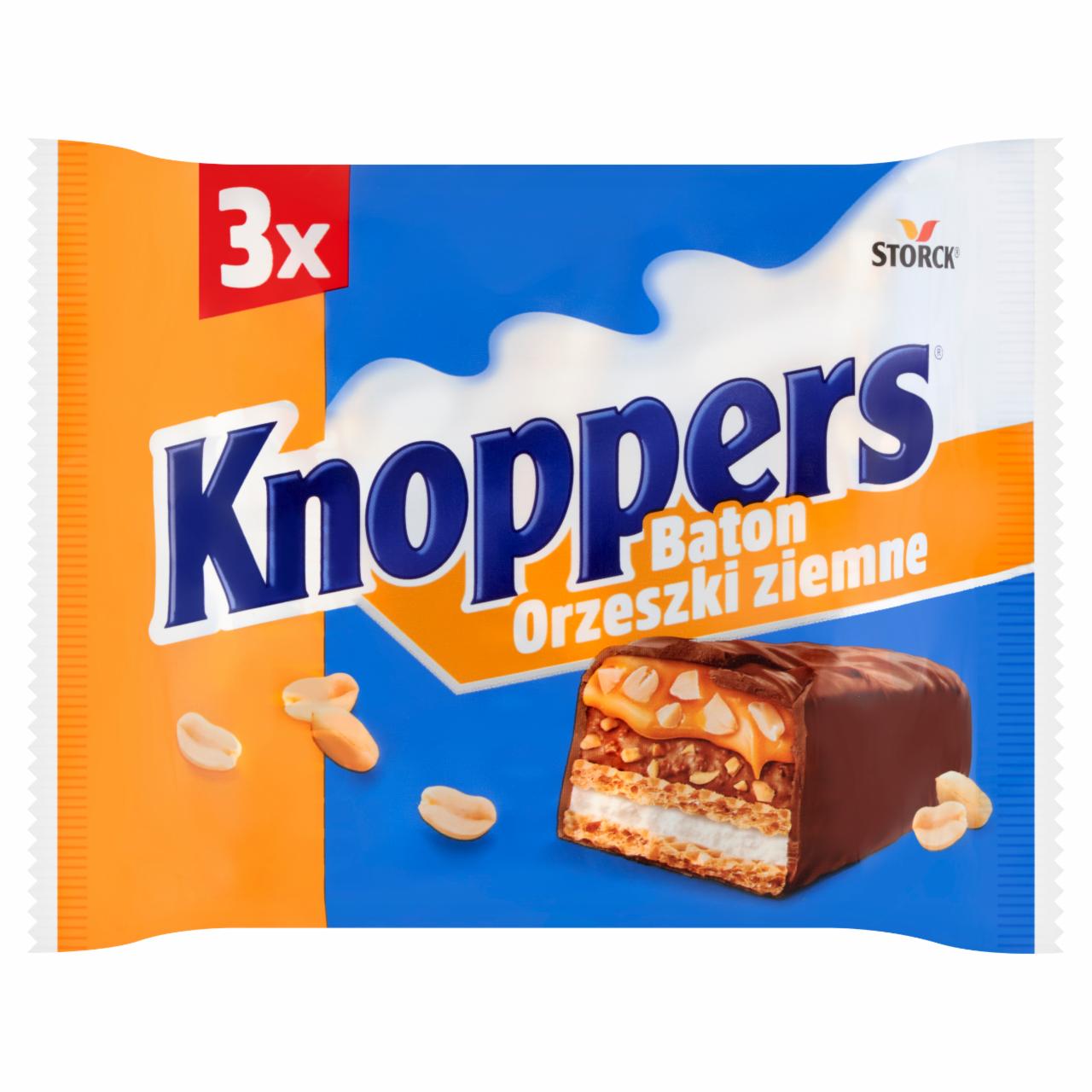 Zdjęcia - Knoppers Baton orzeszki ziemne 120 g (3 x 40 g)