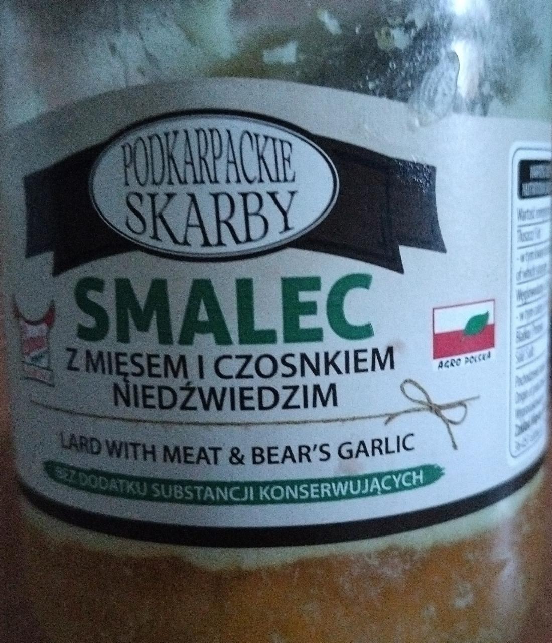 Zdjęcia - Smalec z mięsem i czosnkiem niedźwiedzim Podkarpackie Skarby