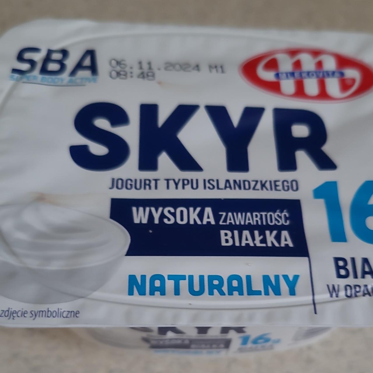 Zdjęcia - Skyr jogurst typu islandzkiego naturalny sba Mlekovita