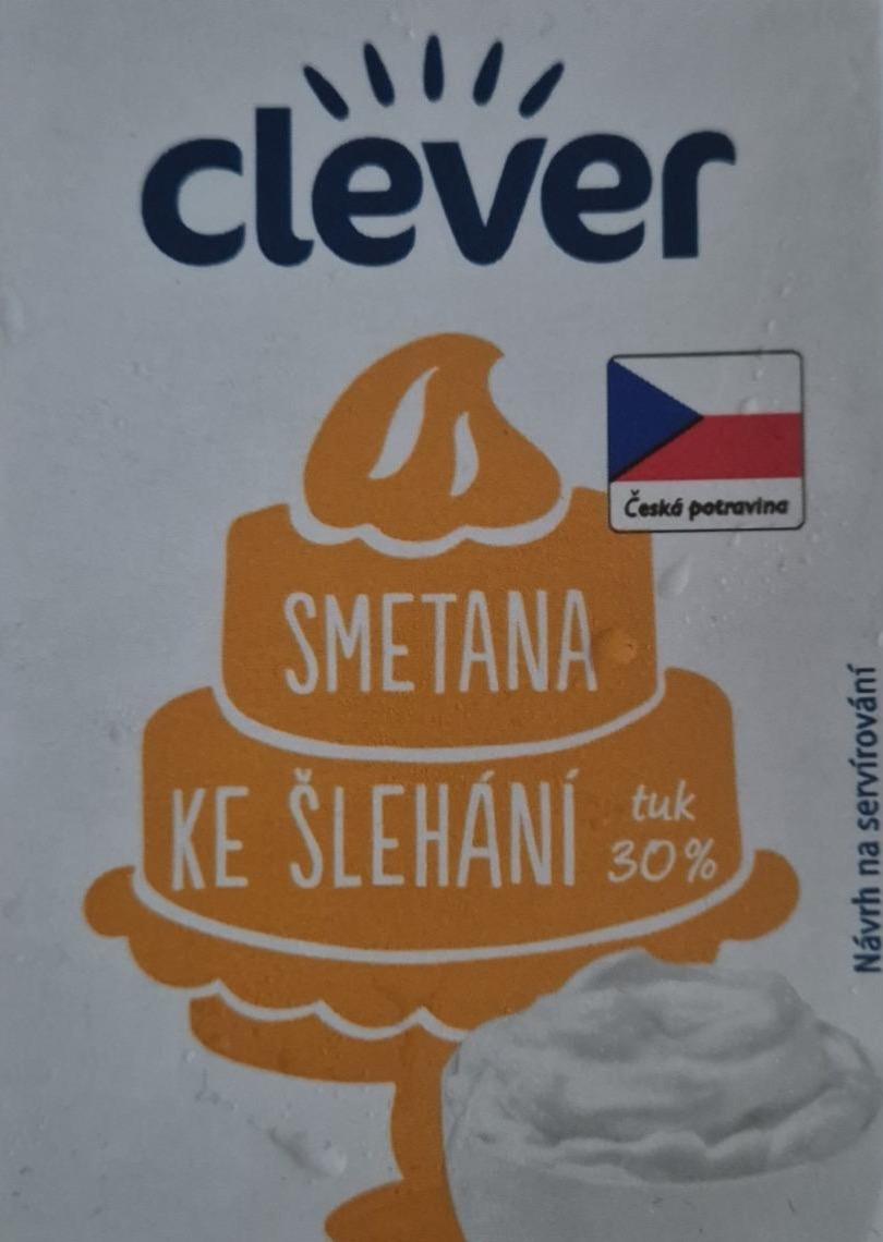 Zdjęcia - Smetana ke šlehání tuk 30% Clever