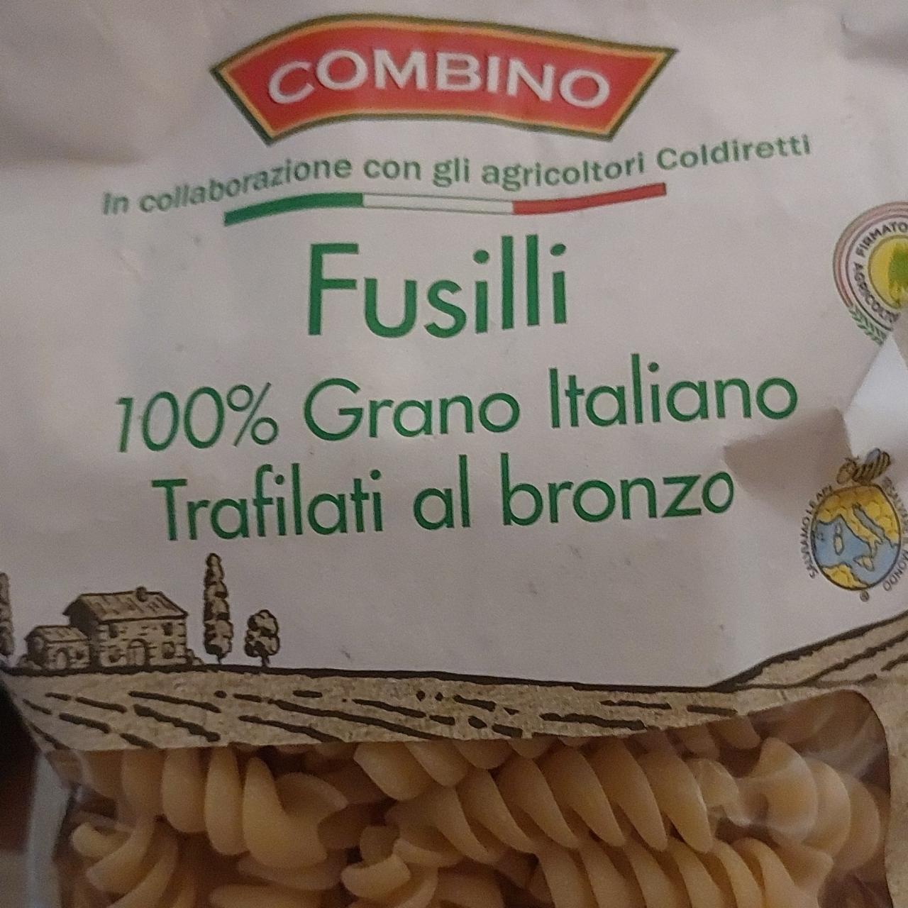 Zdjęcia - Fusilli 100% grano italiano trafilati al bronzo Combino