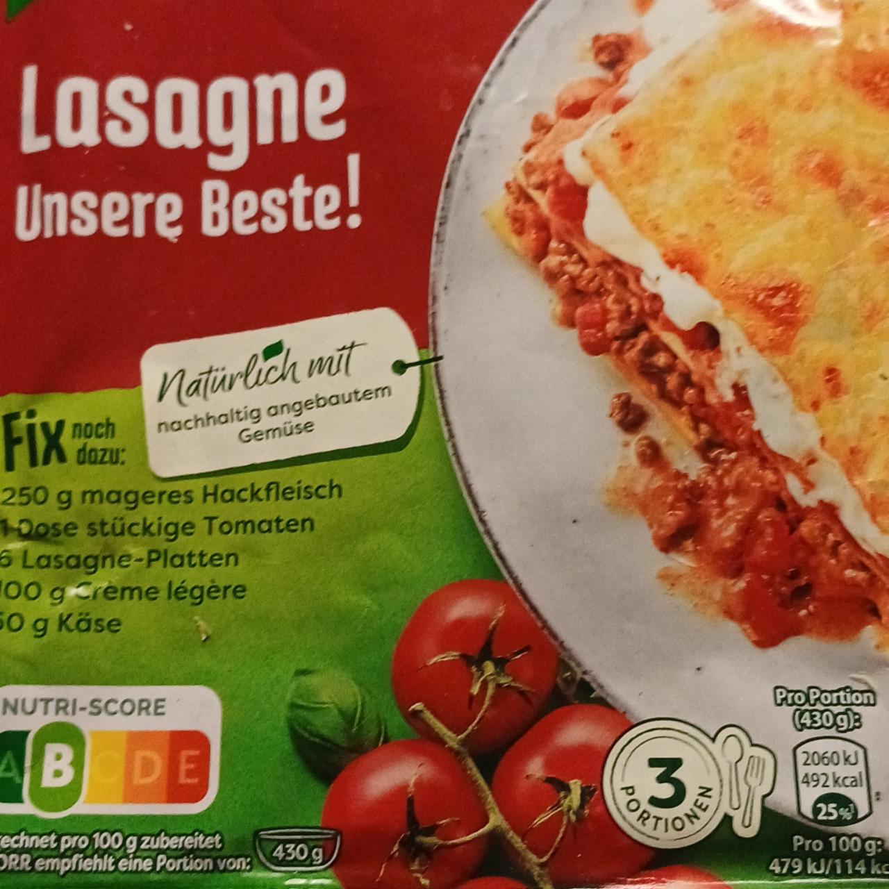 Zdjęcia - Lasagne Knorr