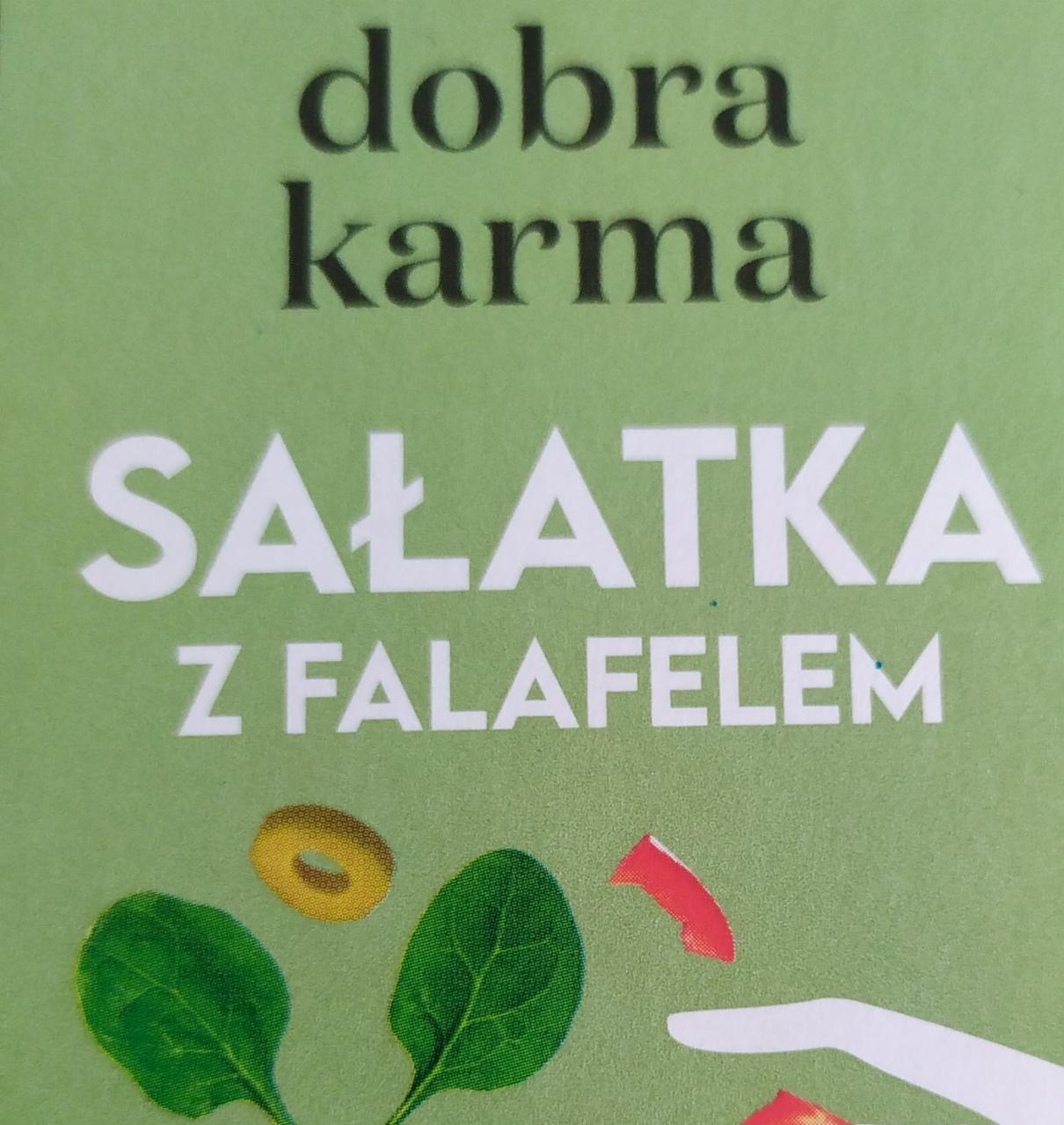 Zdjęcia - Sałatka z falafelem Dobra karma