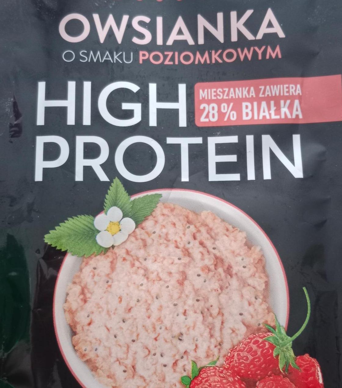 Zdjęcia - owsianka poziomkowa HIGH PROTEIN emix