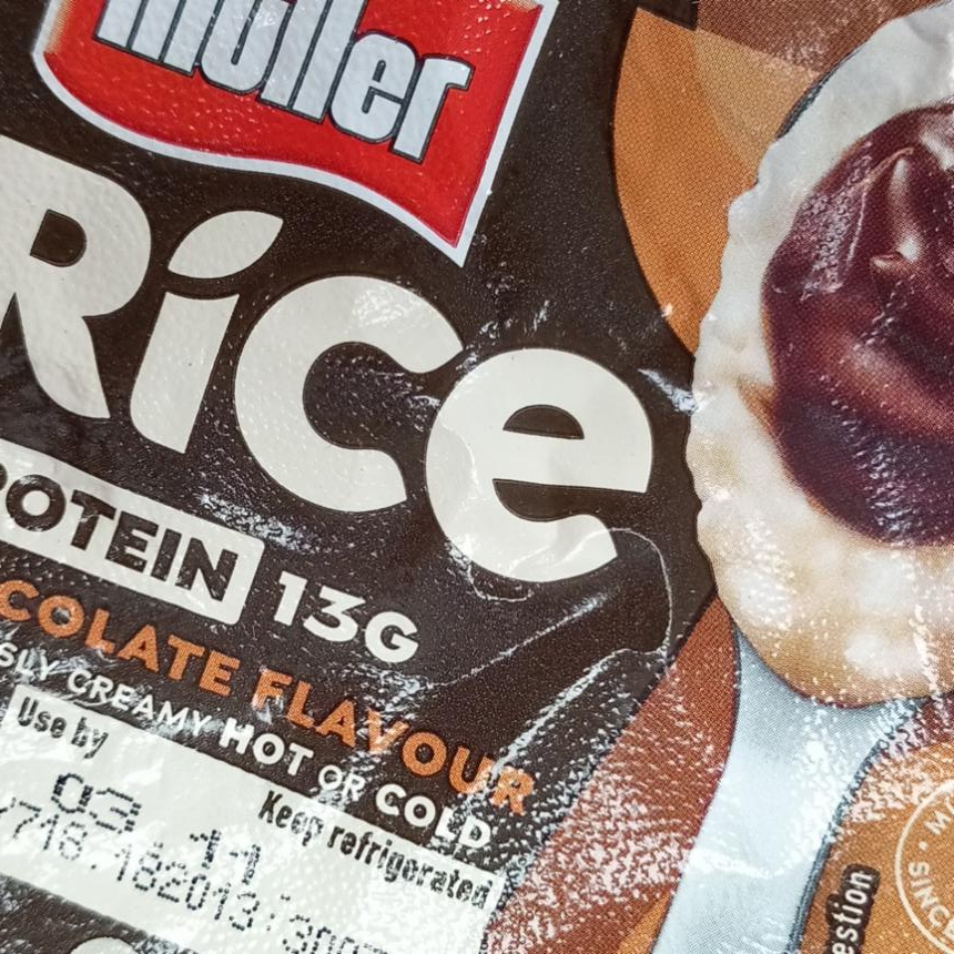 Zdjęcia - Rice protein chocolate flavour Müller