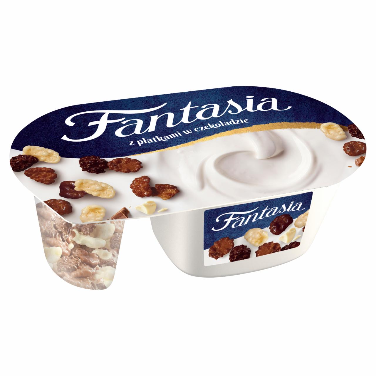 Zdjęcia - Fantasia Jogurt kremowy z płatkami w czekoladzie 102 g