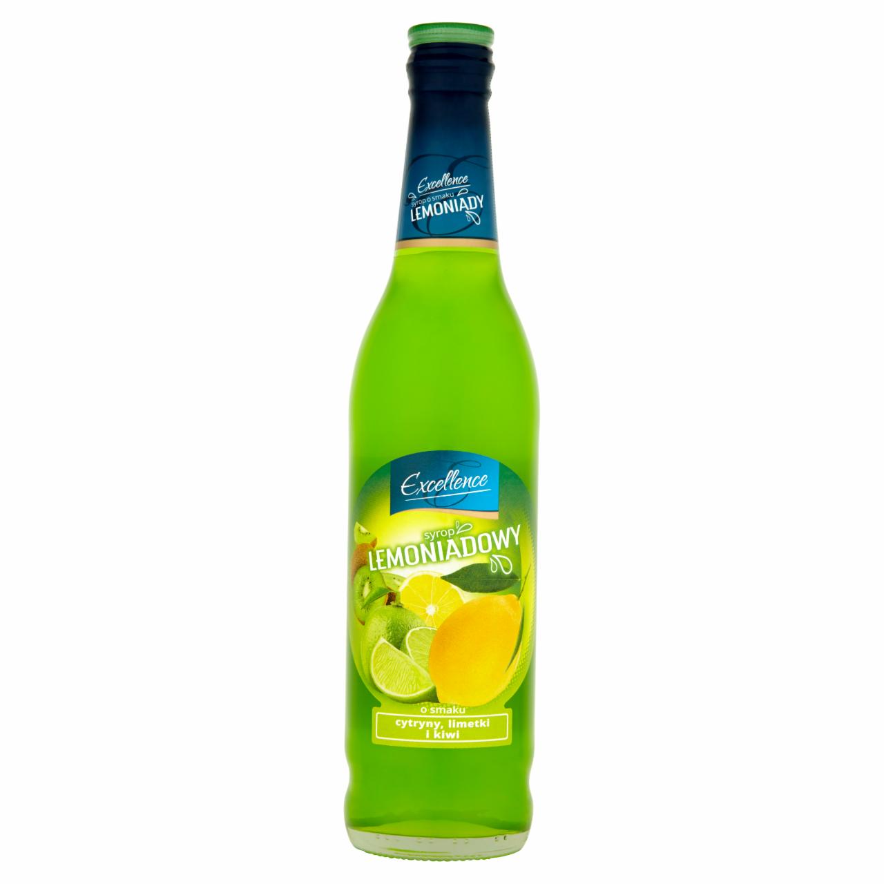 Zdjęcia - Excellence Syrop lemoniadowy o smaku cytryny limetki i kiwi 430 ml