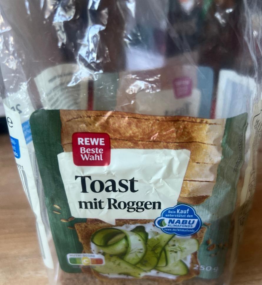 Zdjęcia - Toast mit roggen Rewe beste wahl