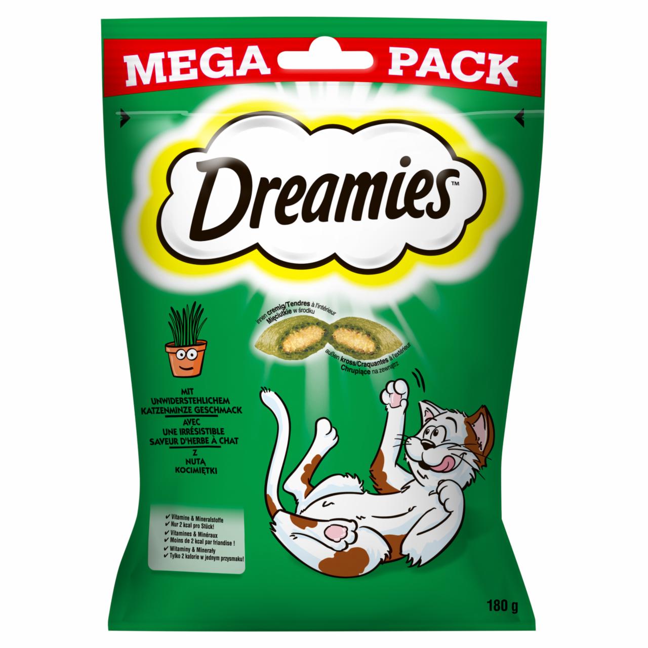 Zdjęcia - Dreamies Karma uzupełniająca dla dorosłych kotów i kociąt z nutą kocimiętki 180 g