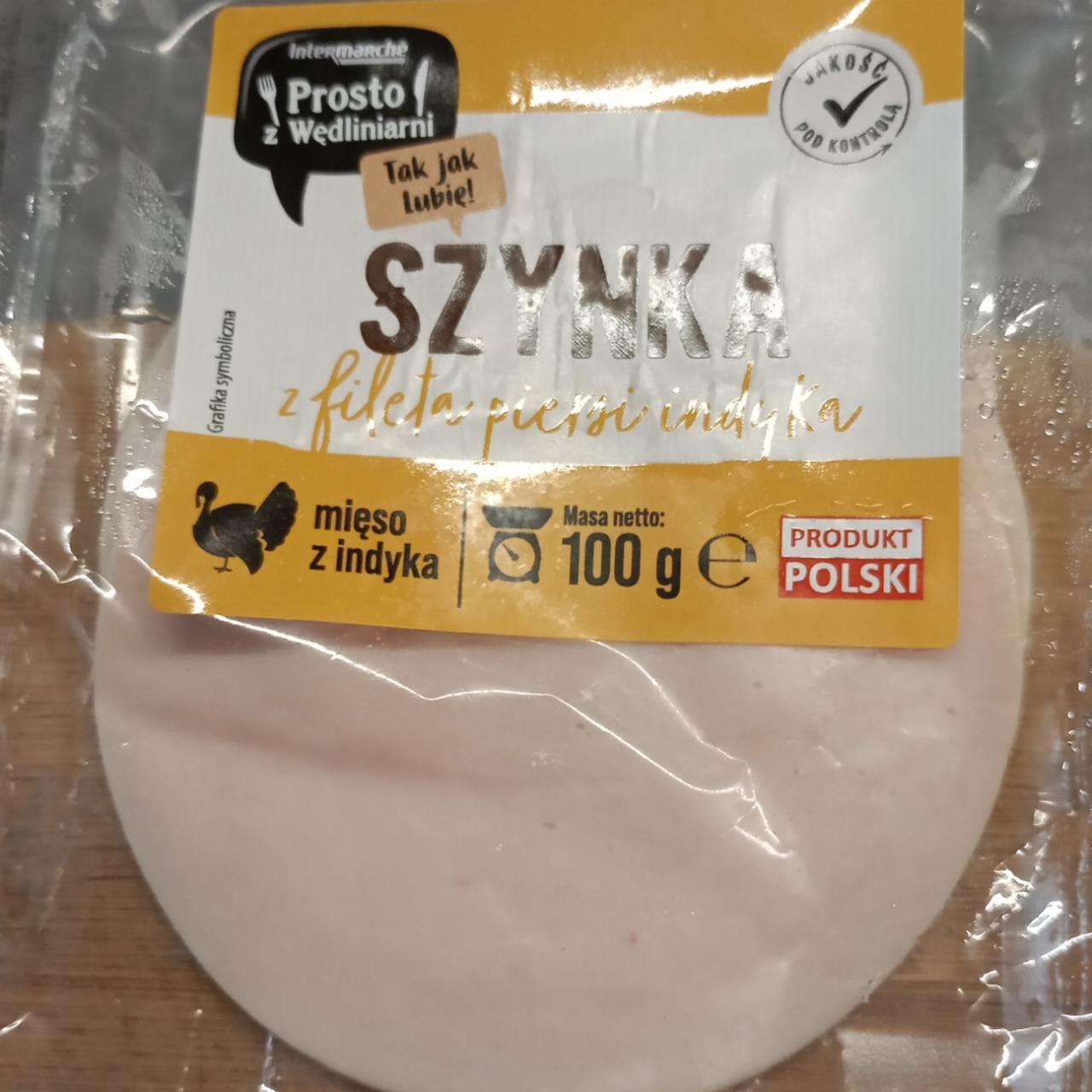 Zdjęcia - Szynka z fileta piersi indyka Intermarche