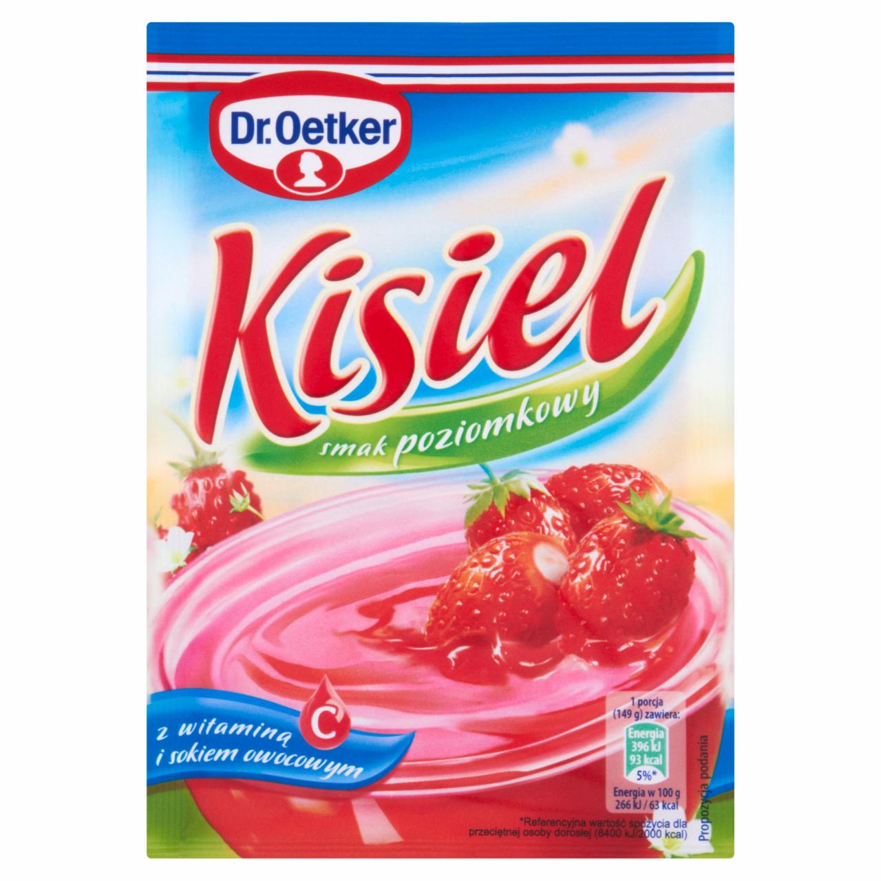 Zdjęcia - Dr. Oetker Kisiel smak poziomkowy 38 g