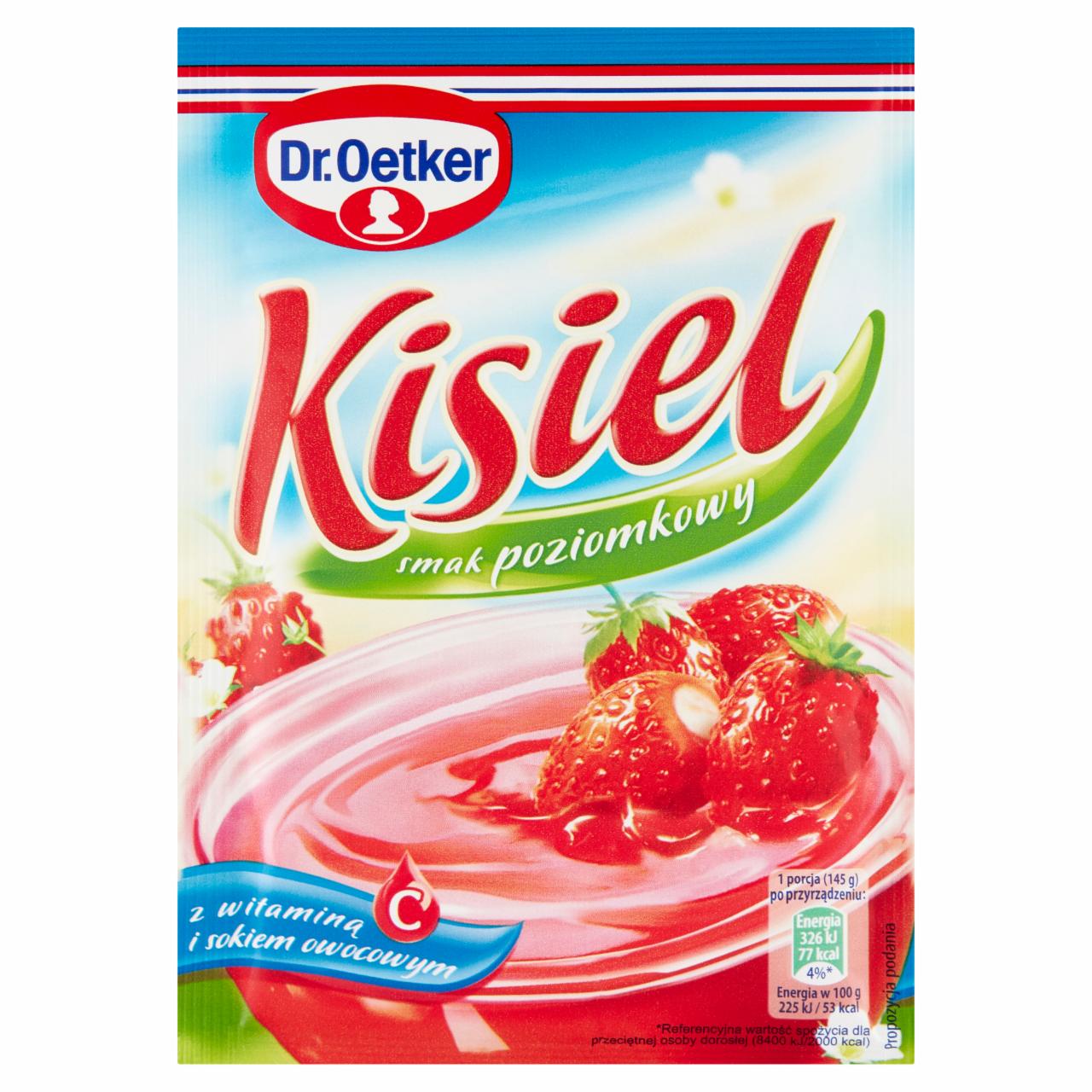 Zdjęcia - Dr. Oetker Kisiel smak poziomkowy 38 g