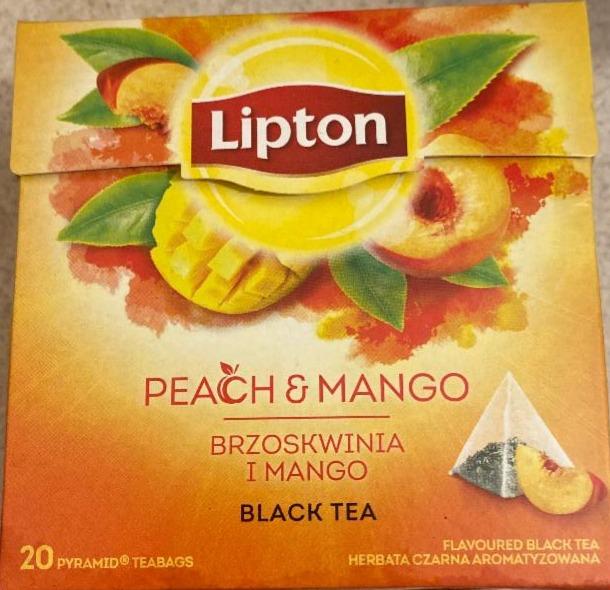 Zdjęcia - Black tea brzoskwinia mango Lipton