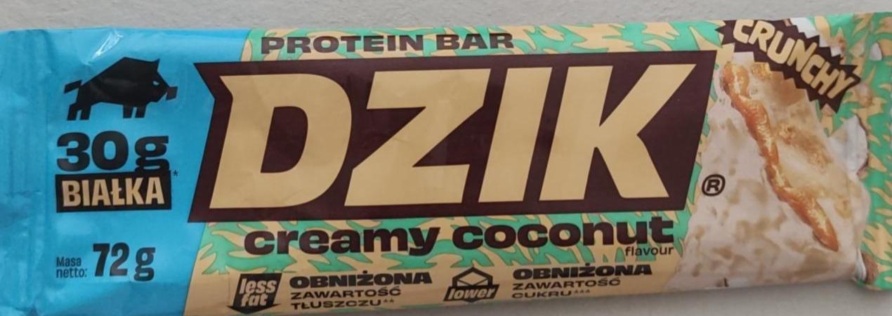 Zdjęcia - Protein bar creamy coconut DZIK