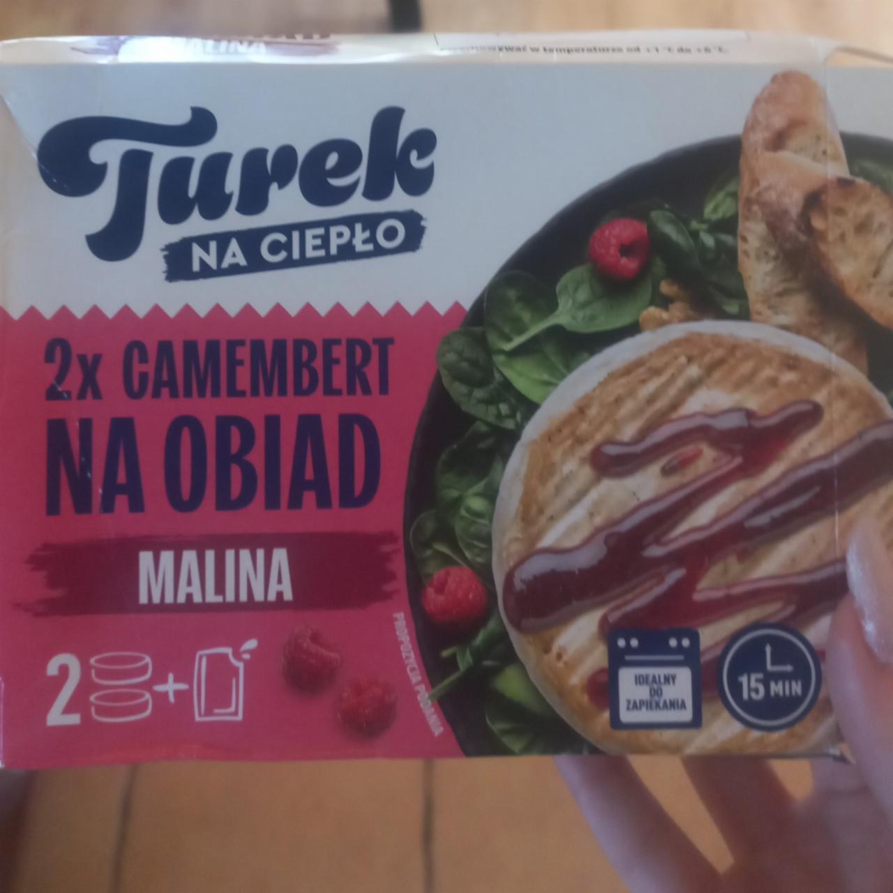 Zdjęcia - Turek Na ciepło Camembert na obiad malina 230 g (2 x 100 g + 30 g)