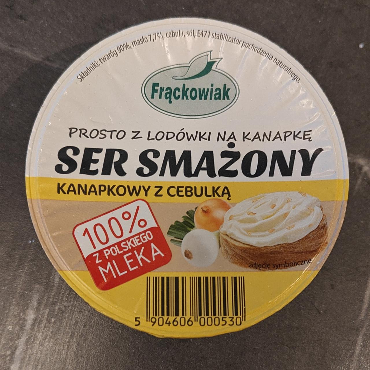 Zdjęcia - Ser smażony kanapkowy z cebulką Frąckowiak