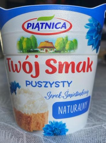 Zdjęcia - Twój Smak Serek śmietankowy puszysty naturalny Piątnica