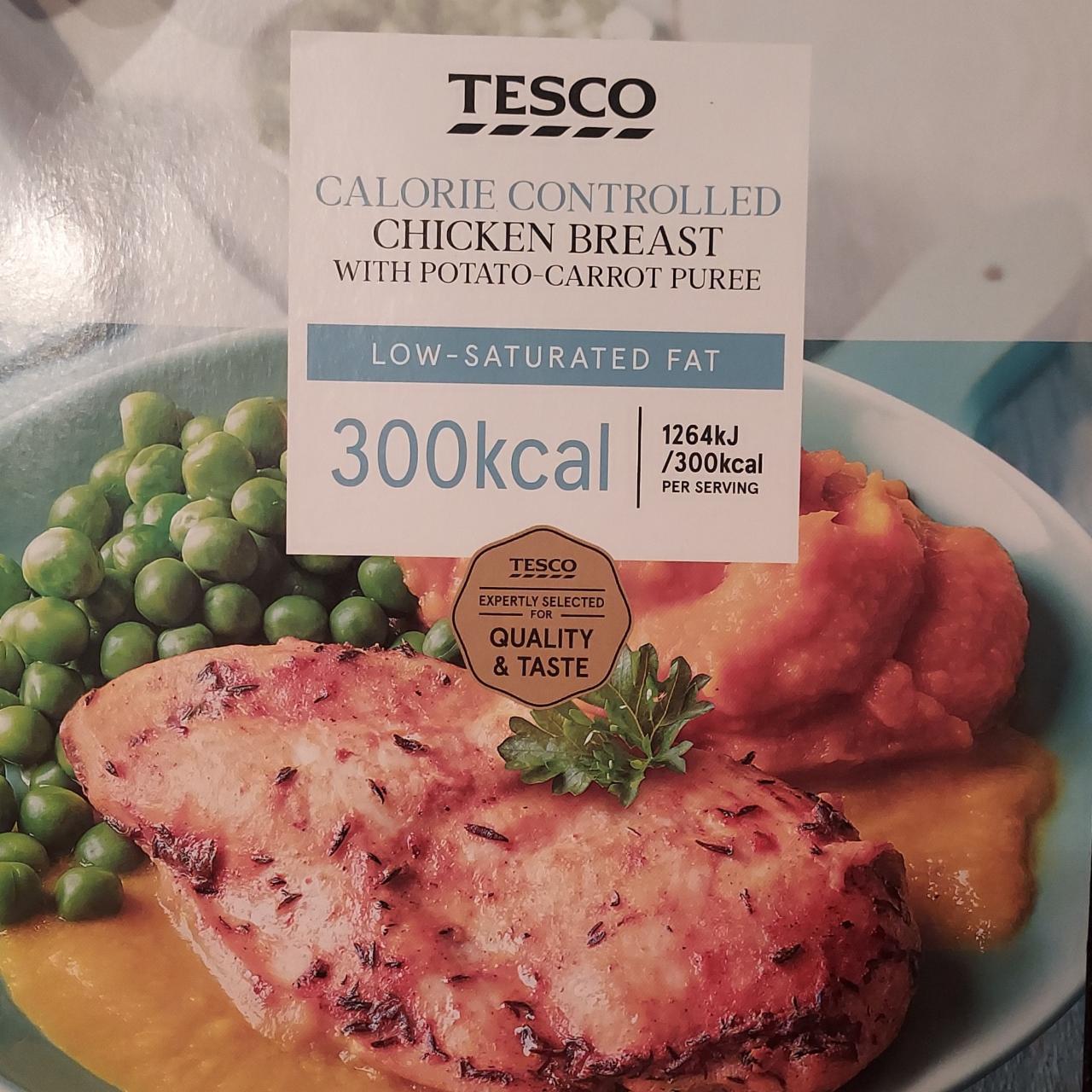 Zdjęcia - Chicken breast with potato carrot puree Tesco