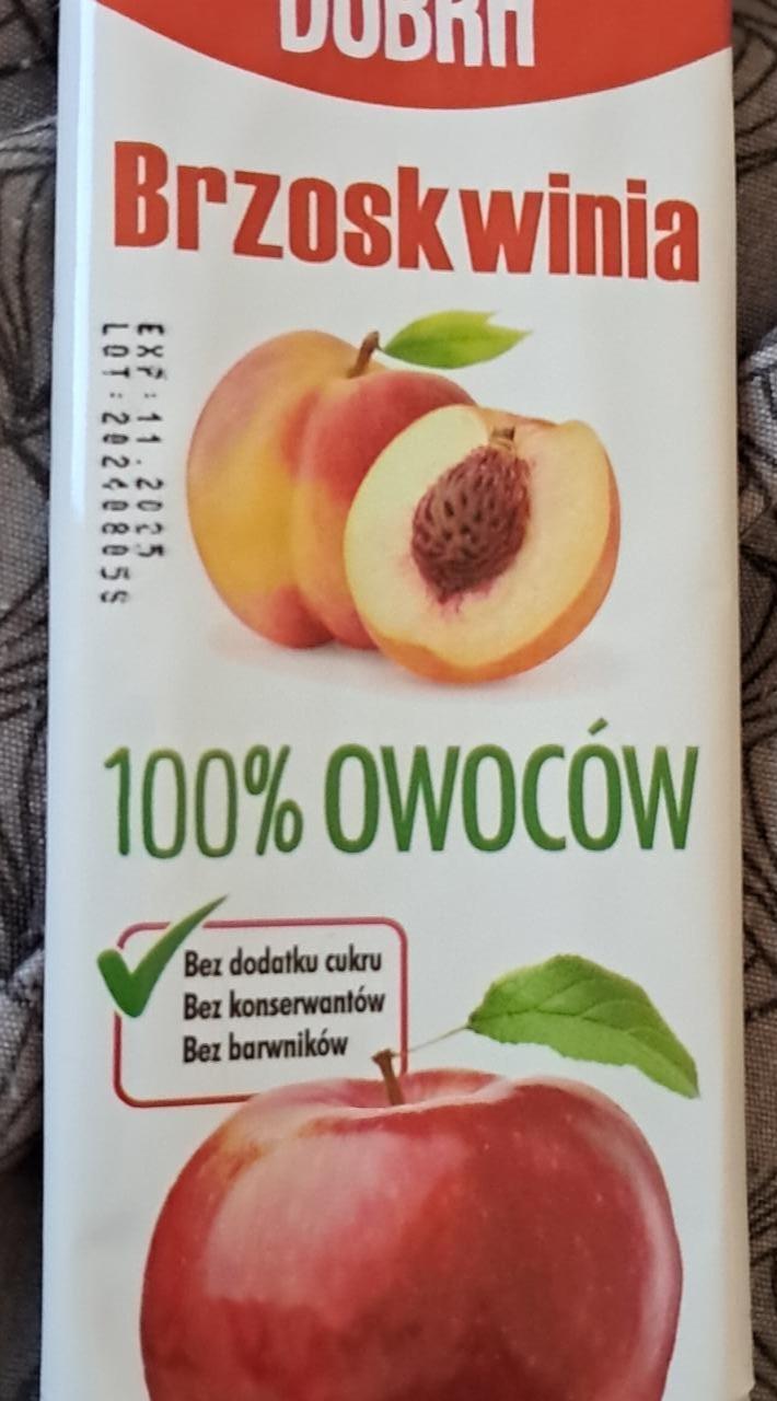 Zdjęcia - Brzoskwinia 100% owoców Porcja Dobra