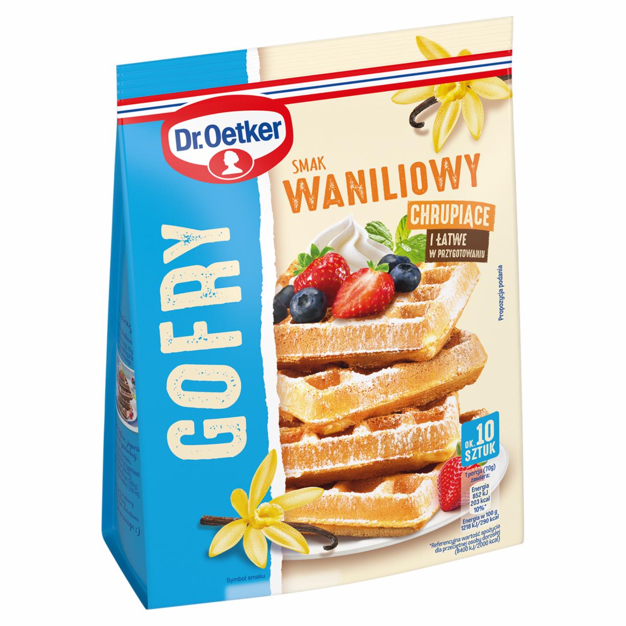 Zdjęcia - Dr. Oetker Gofry smak waniliowy 320 g